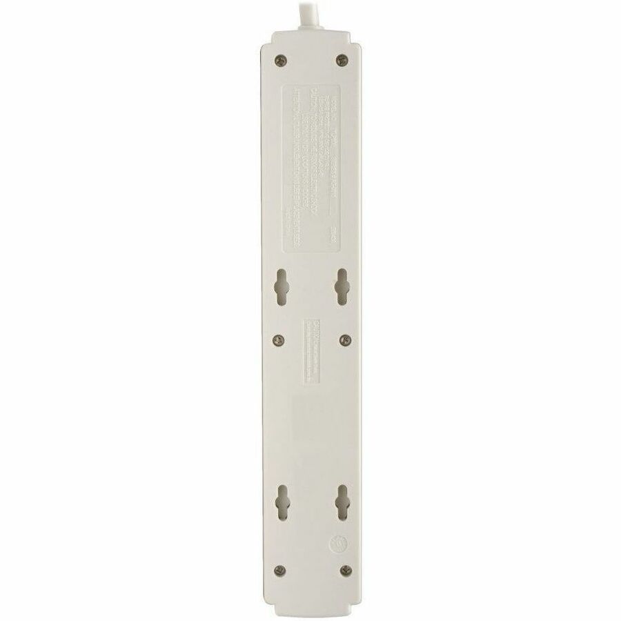 Eaton Tripp Lite Series Protect It! 6-Outlet Surge Protector, 6 ft. Cord, 790 Joules, Diagnostic LED, Light Gray Housing TLP606