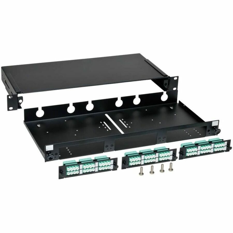 Eaton Tripp Lite Series 36-Port Fiber Patch Panel Enclosure, 1U Rack-Mount (LC/LC) N492-036-LCLC-E