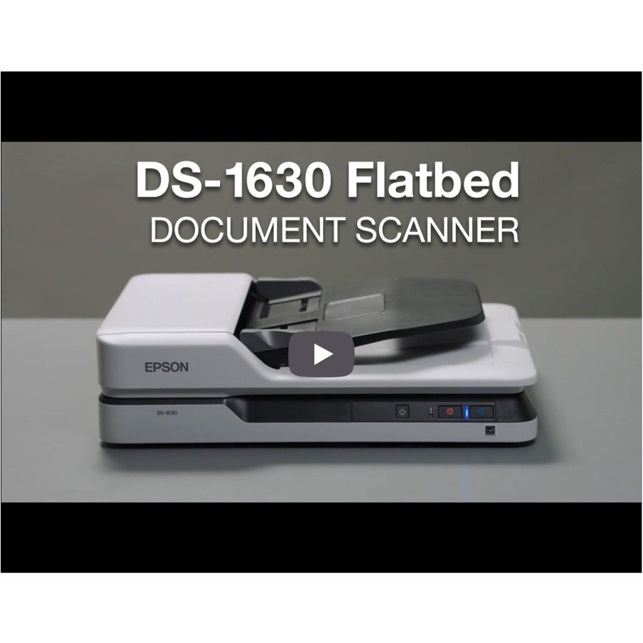 Epson WorkForce DS-1630 Flatbed Scanner - 1200 dpi Optical B11B239201