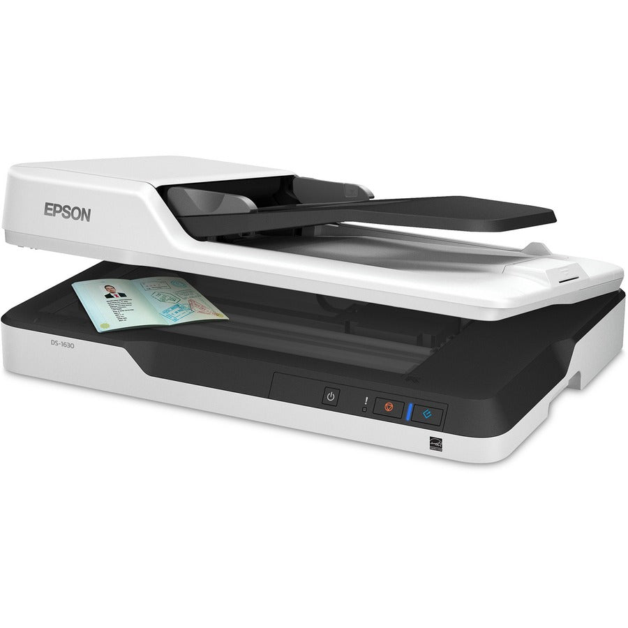 Epson WorkForce DS-1630 Flatbed Scanner - 1200 dpi Optical B11B239201
