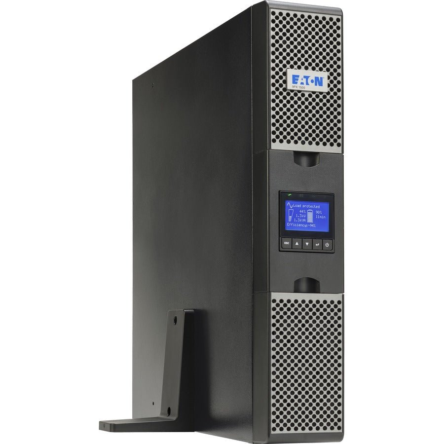 Eaton 9PX 1500VA 1350W 120V Online Double-Conversion UPS - 5-15P, 8x 5-15R Outlets, Cybersecure Network Card Option, Extended Run, 2U Rack/Tower - Battery Backup 9PX1500RT