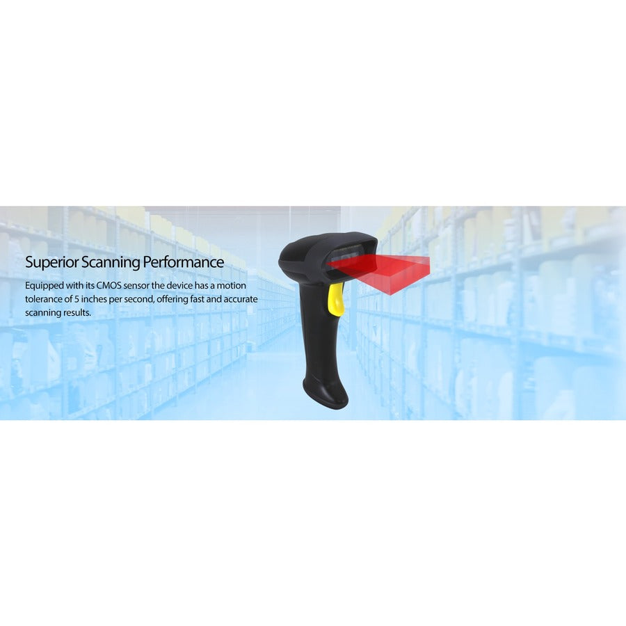 Adesso NuScan 2500TU Spill Resistant Antimicrobial 2D Barcode Scanner NUSCAN 2500TU