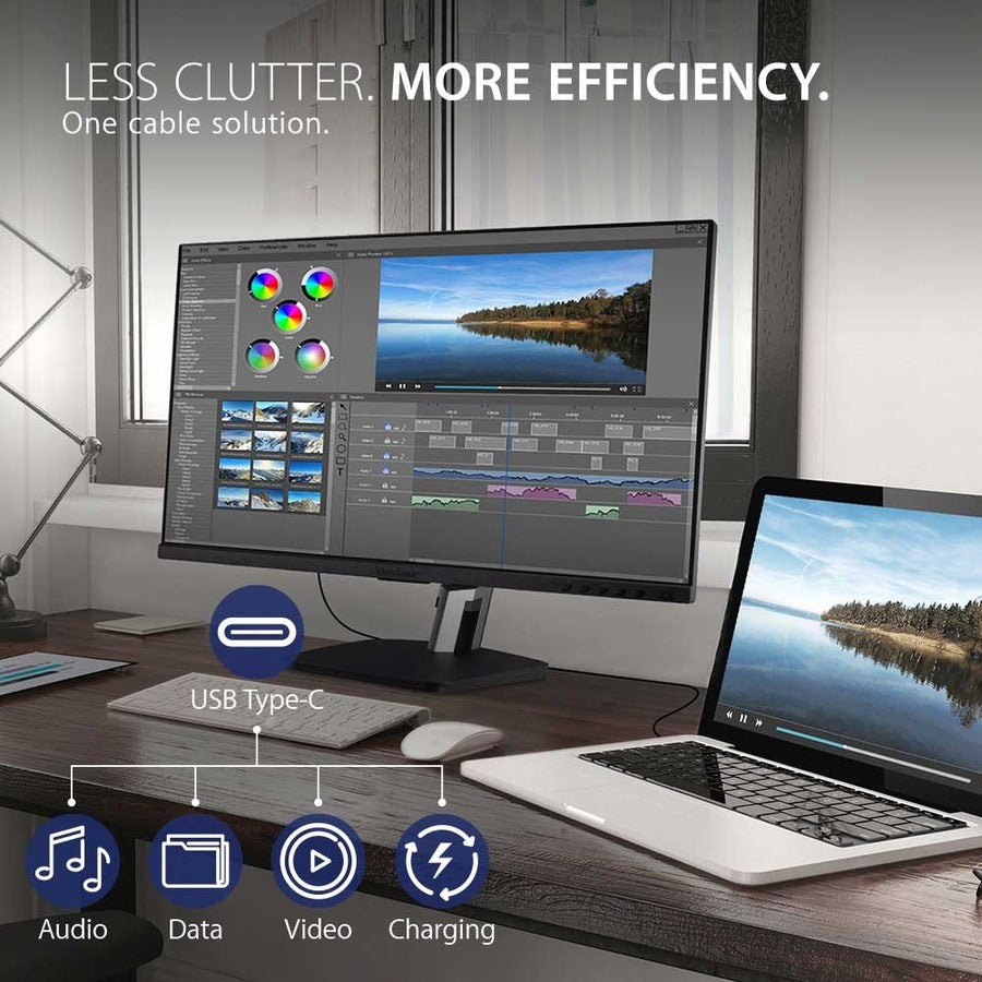 ViewSonic TD2455 24 Inch 1080p IPS 10-Point Multi Touch Screen Monitor with Advanced Dual-Hinge Ergonomics USB C HDMI and DisplayPort Out TD2455