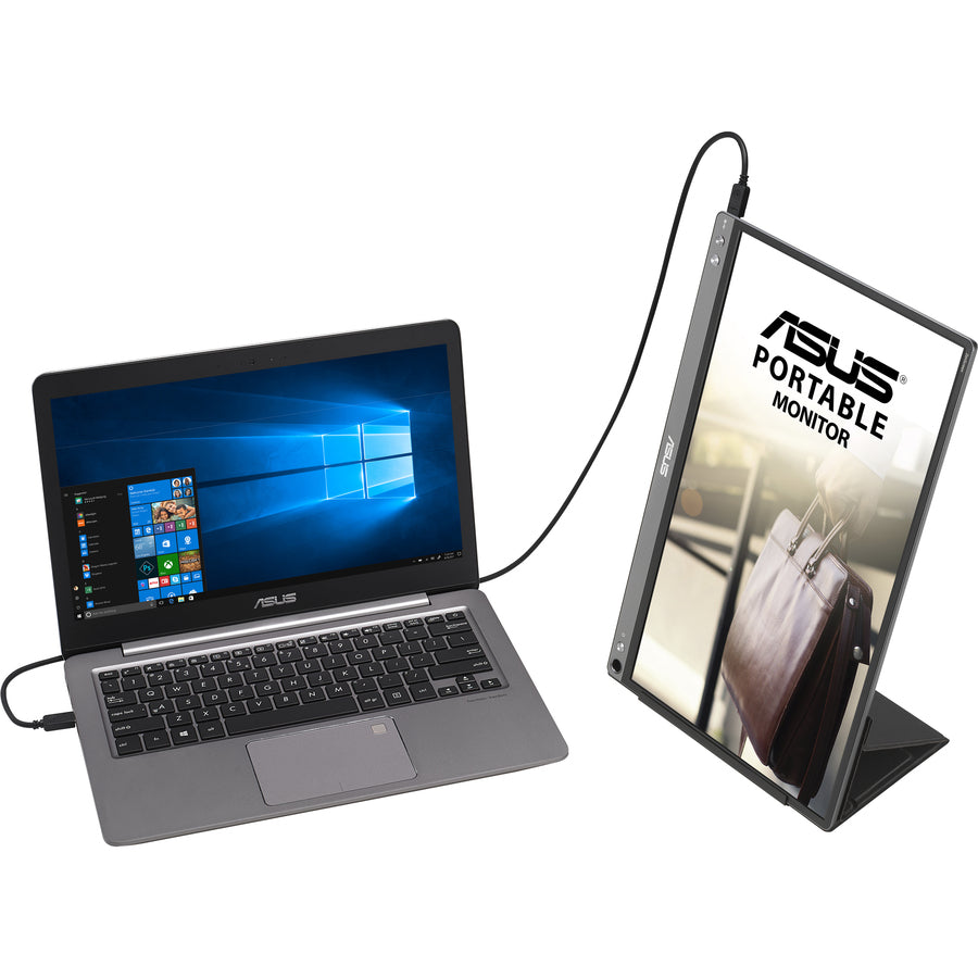 Asus ZenScreen MB16ACE 16" Class Full HD LCD Monitor - 16:9 - Dark Gray MB16ACE