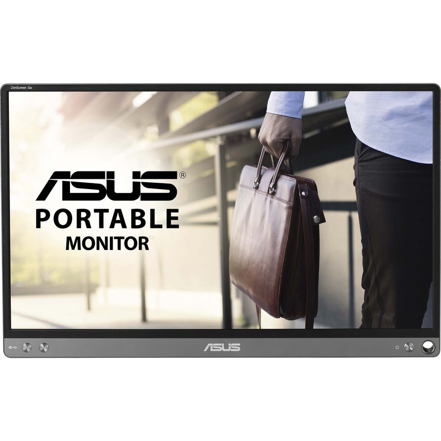 Asus ZenScreen MB16ACE 16" Class Full HD LCD Monitor - 16:9 - Dark Gray MB16ACE