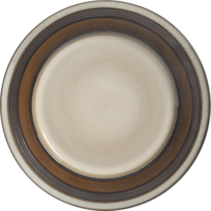 Gibson Elite Everston 12 Piece Dinnerware Set, Brown 116868.12r