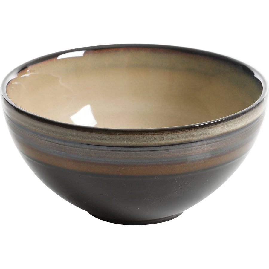 Gibson Elite Everston 12 Piece Dinnerware Set, Brown 116868.12r