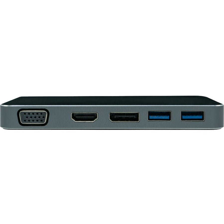 VisionTek VT200 USB-C Portable Dock - Dual Display - 100W Power Passthrough 901226