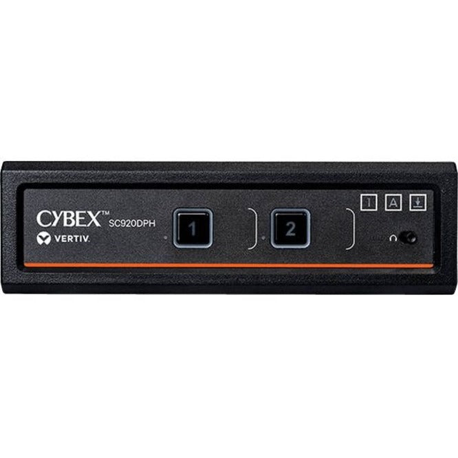 Vertiv Cybex SC900 Secure KVM | Dual Head | 2 Port Universal DisplayPort | NIAP version 4.0 Certified SC920DPH-400