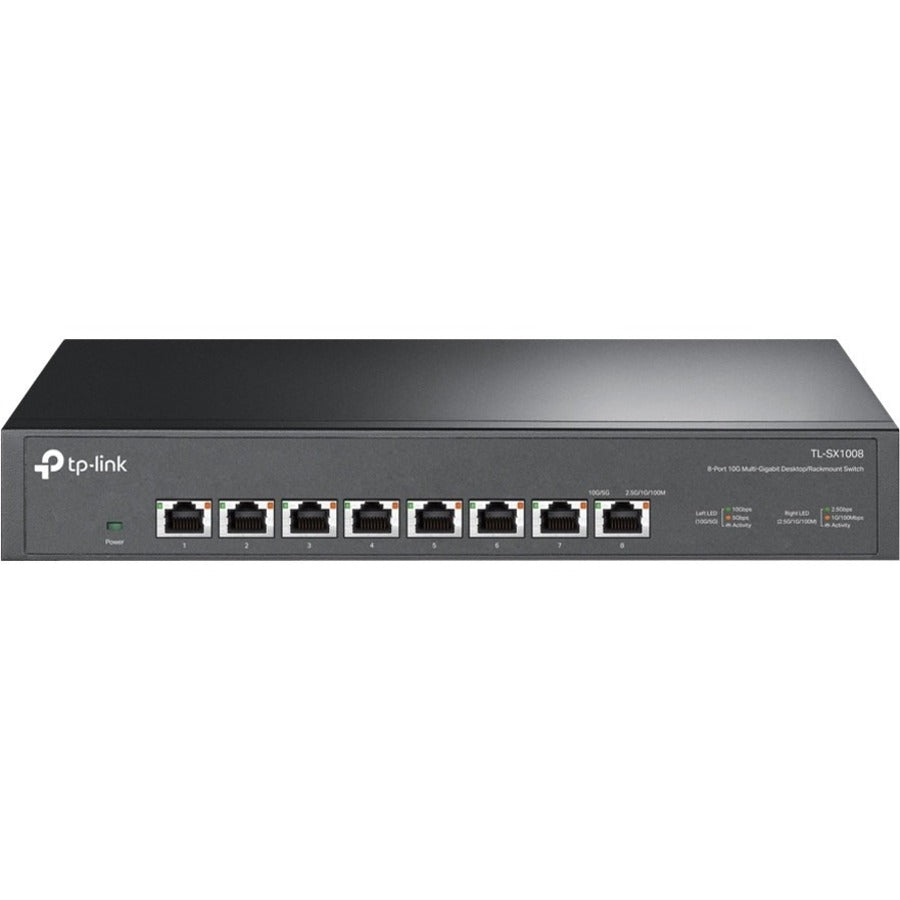 TP-Link TL-SX1008 - 8 Port 10G/Multi-Gig Unmanaged Ethernet Switch TL-SX1008