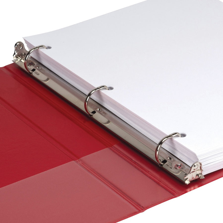 Samsill Durable 1 Inch Binder, Made in The USA, D Ring Binder, Customizable Clear View Cover, Basic Assortment, 4 Pack, Each Holds 225 Pages (MP46409) MP46409