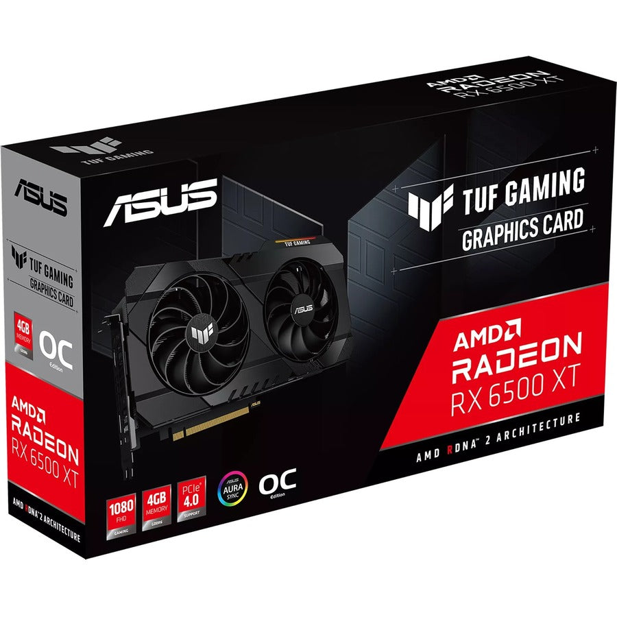 TUF AMD Radeon RX 6500 XT Graphic Card - 4 GB GDDR6 TUF-RX6500XT-O4G-GAMING