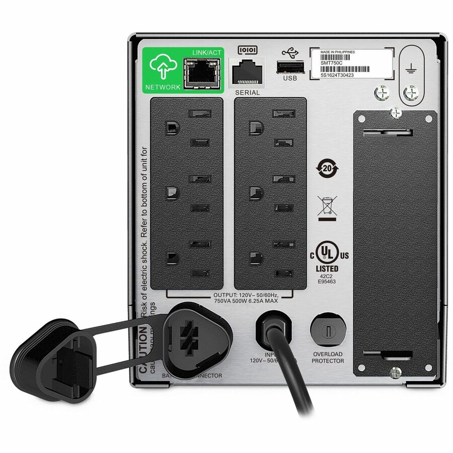 APC by Schneider Electric Smart-UPS 750VA Tower UPS SMT750CUS