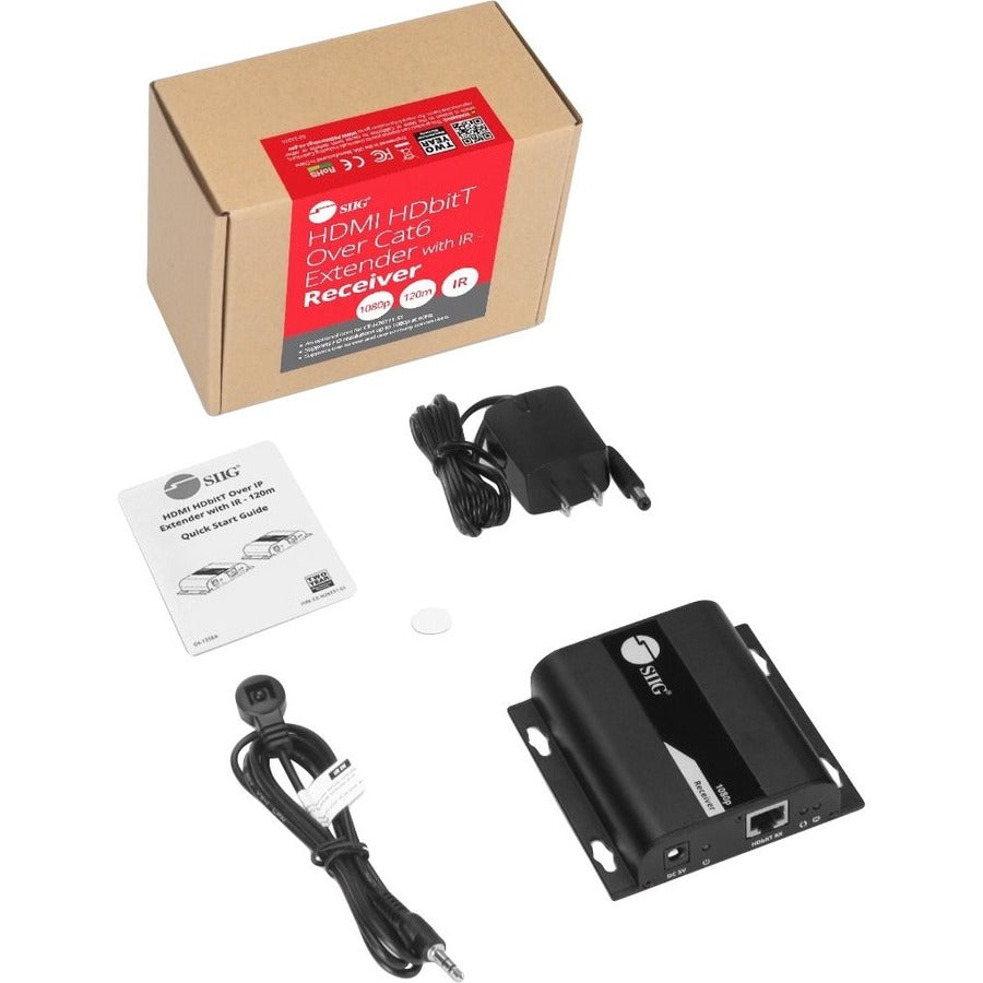 SIIG HDMI HDbitT Over IP Extender with IR - Receiver CE-H26U11-S1