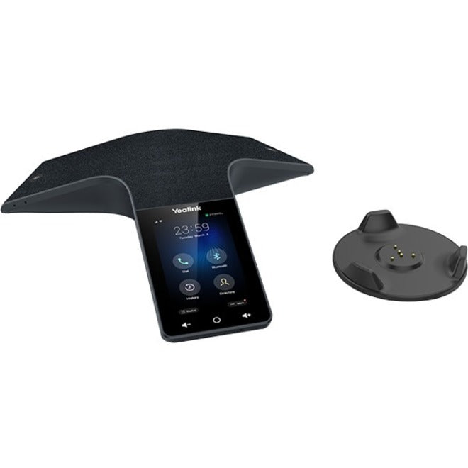 Yealink CP935W IP Conference Station - Cordless - Cordless - Wi-Fi, DECT, Bluetooth - Desktop - Black 1204613