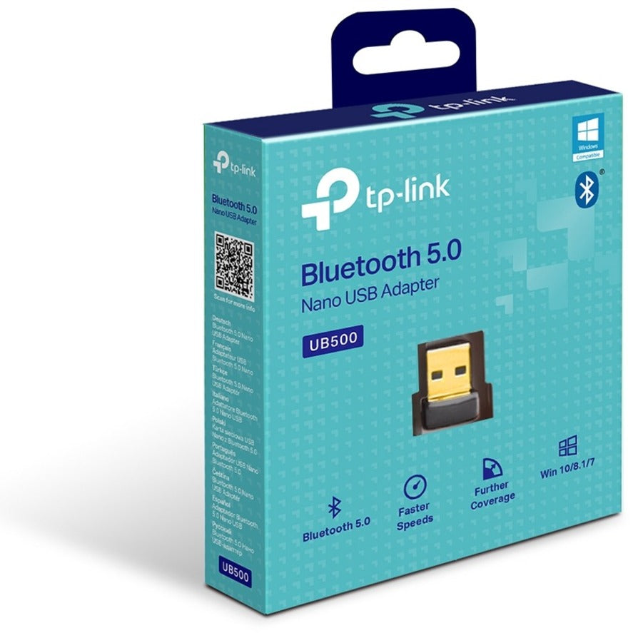 TP-Link UB500 - Bluetooth 5.0 Bluetooth Adapter for Desktop Computer/Notebook UB500