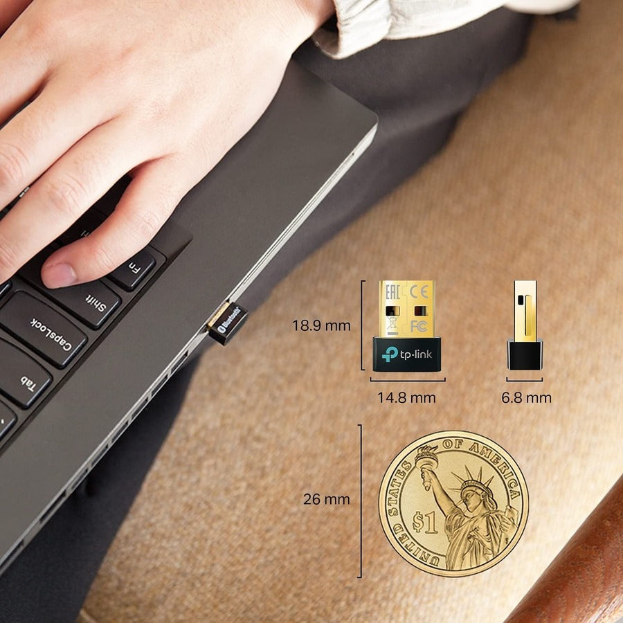 TP-Link UB500 - Bluetooth 5.0 Bluetooth Adapter for Desktop Computer/Notebook UB500