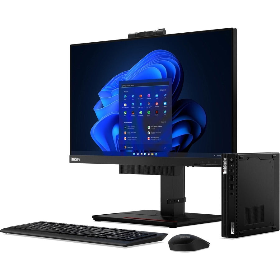 Lenovo ThinkCentre M90q Gen 3 11U5004VUS Desktop Computer - Intel Core i5 12th Gen i5-12500 - 16 GB - 512 GB SSD - Tiny - Black 11U5004VUS