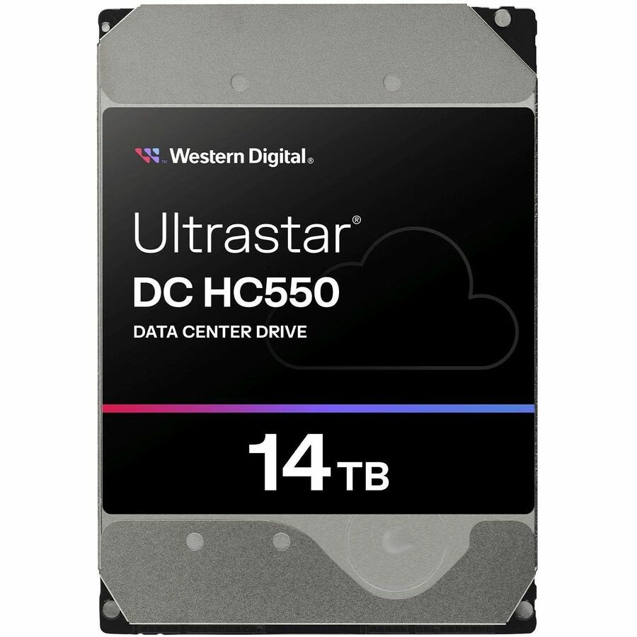Western Digital Ultrastar DC HC550 WUH721814AL5204 14 TB Hard Drive - 3.5" Internal - SAS (12Gb/s SAS) - Conventional Magnetic Recording (CMR) Method 0F38528