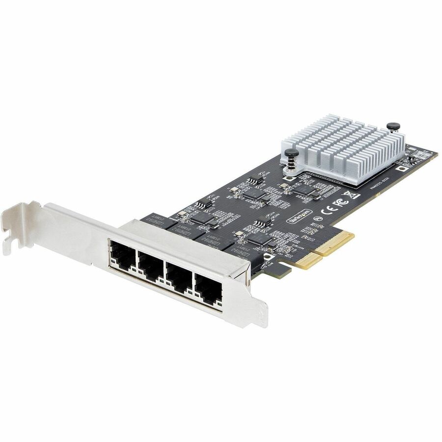 StarTech.com 4-Port 2.5G NBASE-T PCIe Network Card, Computer Network Card Interface, Intel® I225-V, Quad-Port Ethernet, Multi-Gigabit NIC PR42GI-NETWORK-CARD