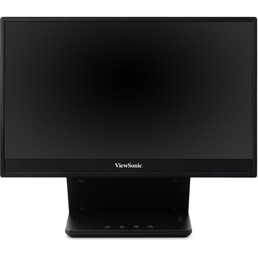 ViewSonic VP16-OLED 15.6 Inch 1080p Portable OLED Monitor with 2 Way Powered 40W USB C, Pantone Validated, Factory Calibrated, Built in Ergonomic Stand with Protective Cover VP16-OLED