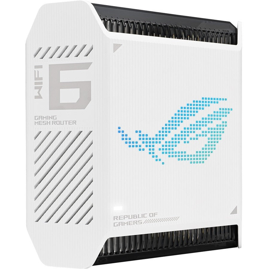 Asus ROG Rapture GT6 Wi-Fi 6 IEEE 802.11ax Ethernet Wireless Router ROGRaptureGT6MoonlightWht