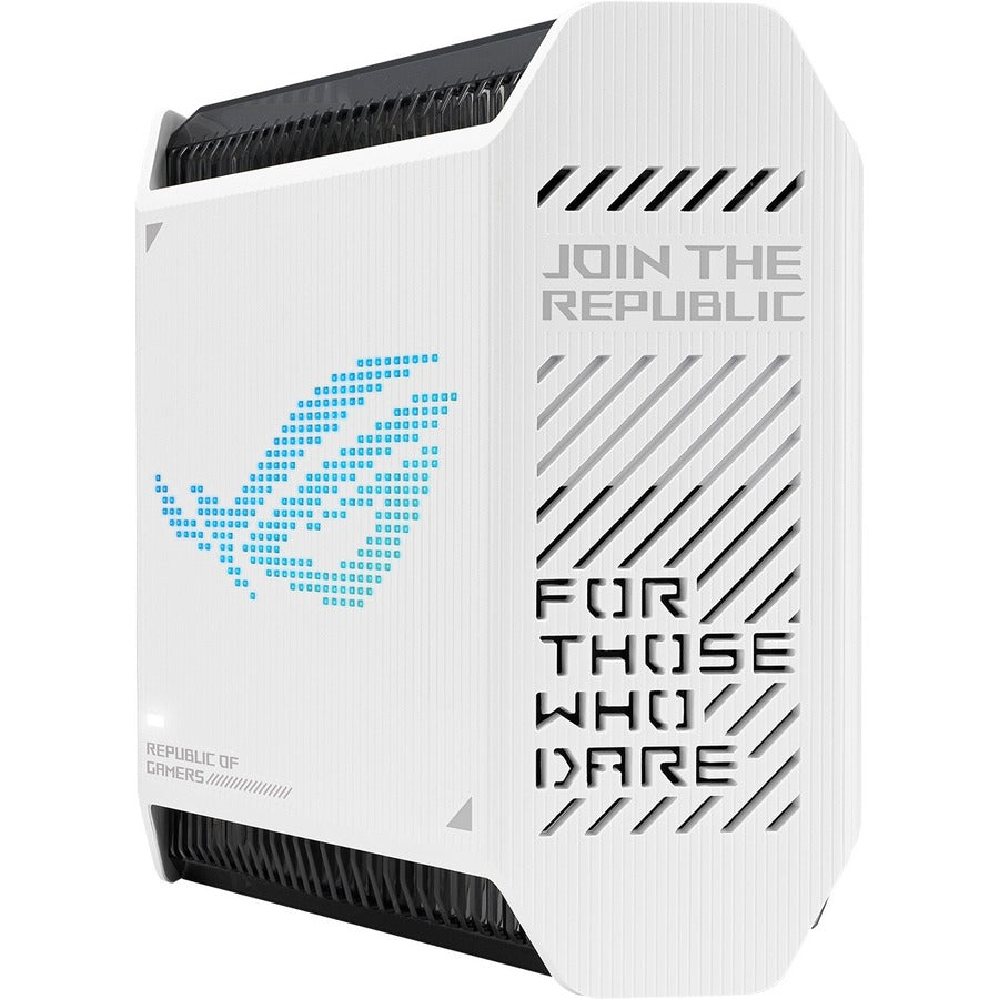 Asus ROG Rapture GT6 Wi-Fi 6 IEEE 802.11ax Ethernet Wireless Router ROGRaptureGT6MoonlightWht
