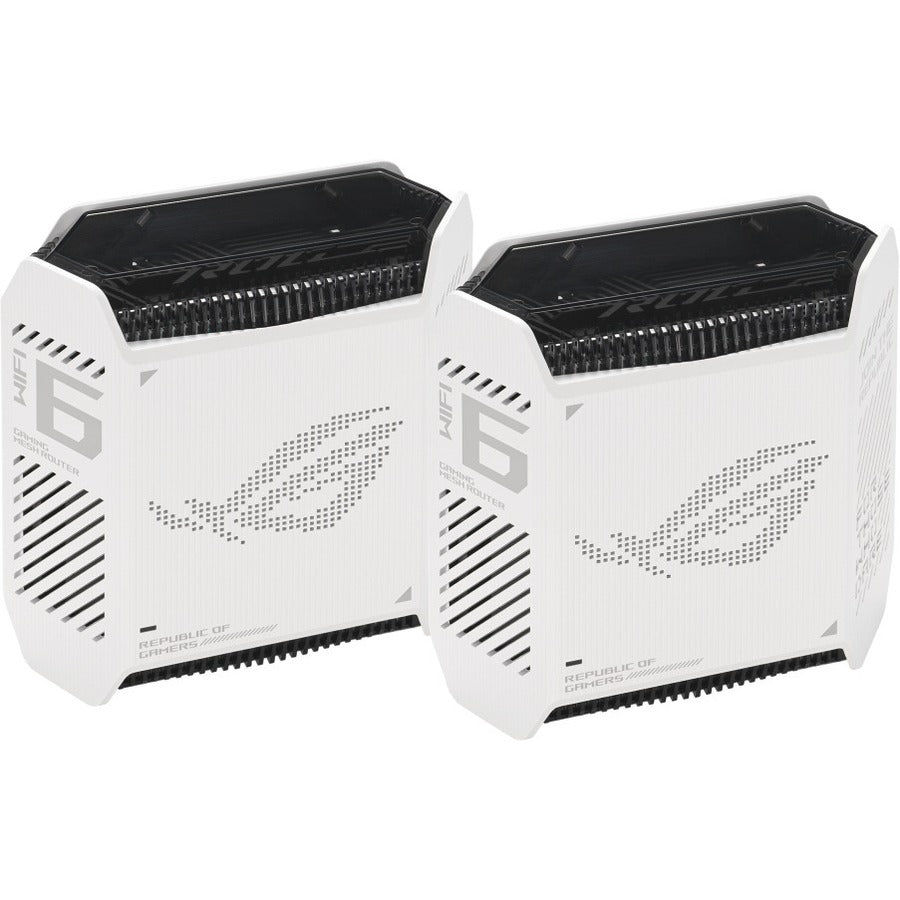 Asus ROG Rapture GT6 Wi-Fi 6 IEEE 802.11ax Ethernet Wireless Router ROGRaptureGT6MoonlightWht