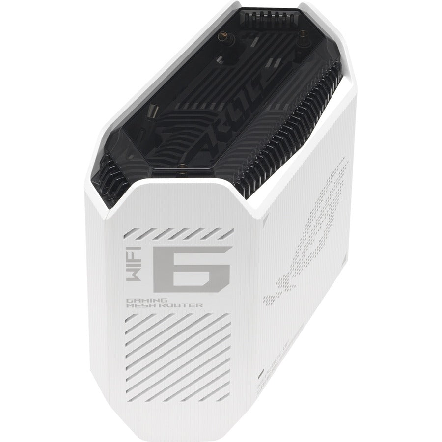 Asus ROG Rapture GT6 Wi-Fi 6 IEEE 802.11ax Ethernet Wireless Router ROGRaptureGT6MoonlightWht