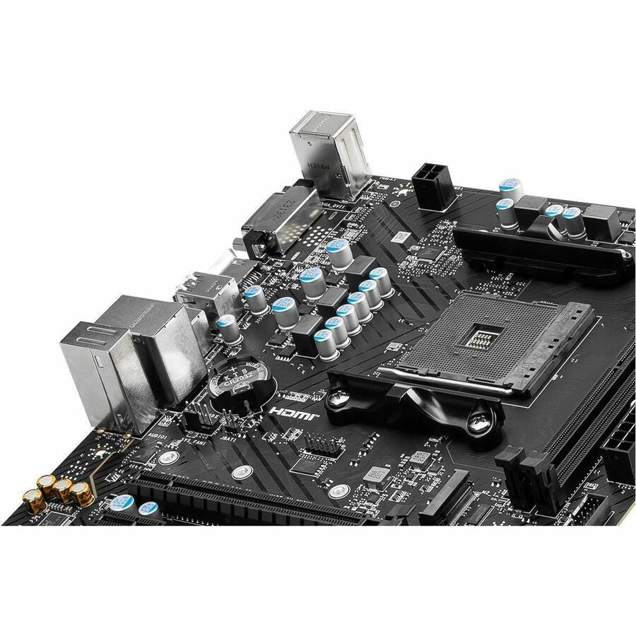 MSI B450M-A PRO MAX II Gaming Desktop Motherboard - AMD B450 Chipset - Socket AM4 - Micro ATX B450MAPROMAXII