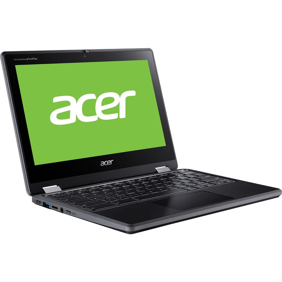 Acer Chromebook Spin 511 R753T R753T-C2MY 11.6" Touchscreen Convertible 2 in 1 Chromebook - HD - Intel Celeron N4500 - 8 GB - 32 GB Flash Memory - English (US) Keyboard - Black NX.A8ZAA.007
