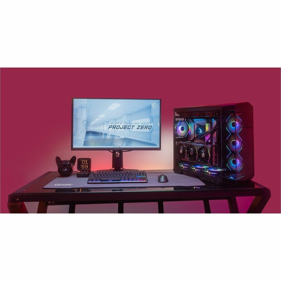 MSI MAG PANO 100L PZ Gaming Computer Case PANO100LPZWHT