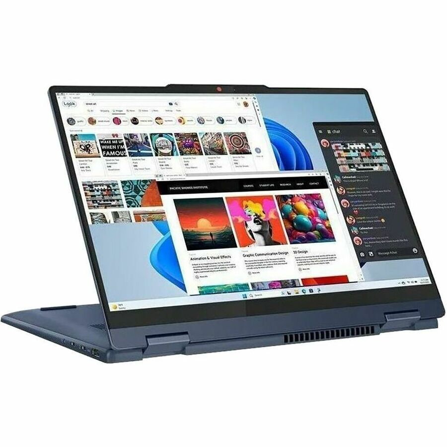 Lenovo IdeaPad 5 14AHP9 83DR000SUS 14" Touchscreen Convertible 2 in 1 Notebook - WUXGA - AMD Ryzen 5 8645HS - 16 GB - 1 TB SSD - English (US) Keyboard - Cosmic Blue 83DR000SUS
