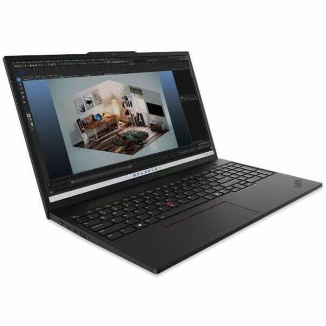 Lenovo ThinkPad P16s Gen 3 21KS001HUS 16" Mobile Workstation - WUXGA - Intel Core Ultra 7 155H - 16 GB - 512 GB SSD - English Keyboard - Black 21KS001HUS