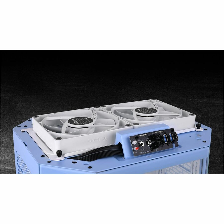 Thermaltake The Tower 300 Hydrangea Blue Micro Tower Chassis CA-1Y4-00SFWN-00