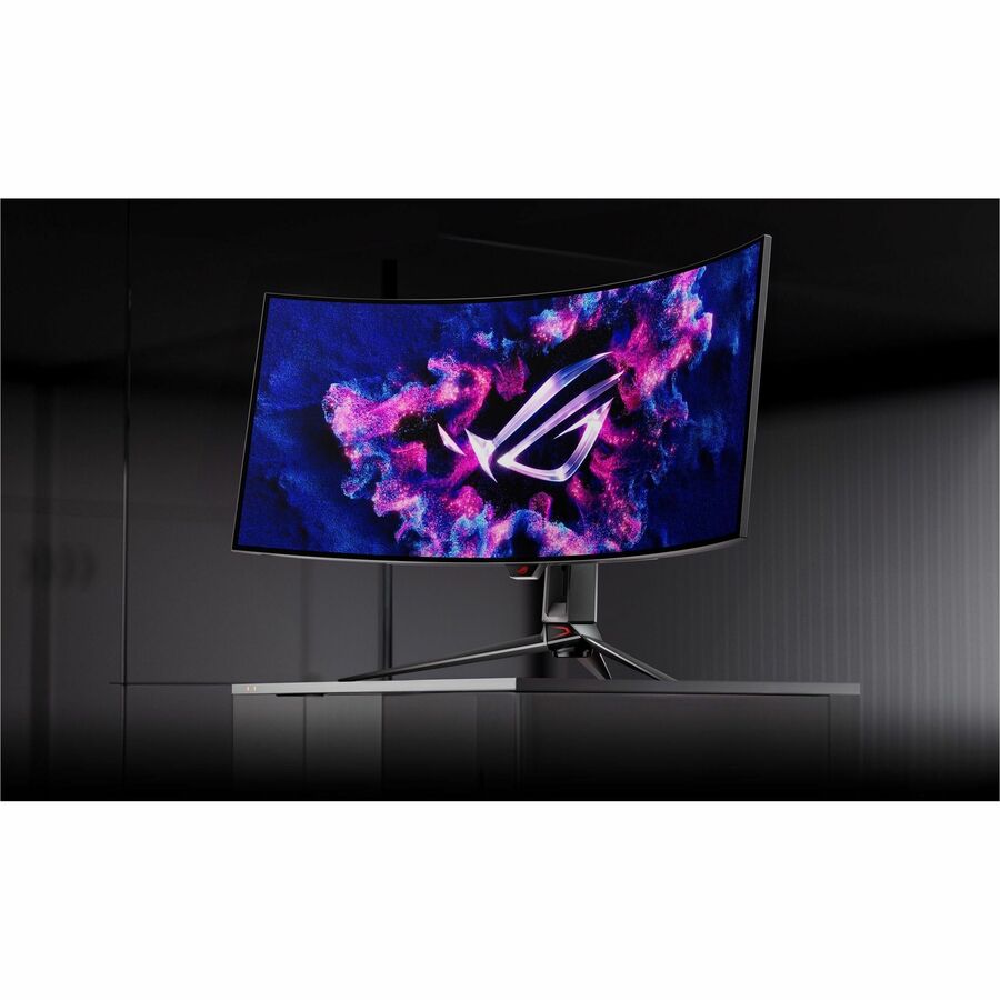 Asus ROG ROG SWIFT PG39WCDM 39" Class UWQHD Curved Screen Gaming OLED Monitor - 21:9 - Black PG39WCDM