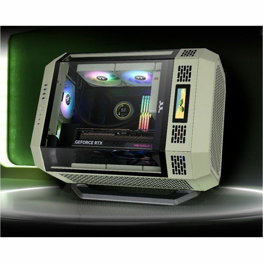Thermaltake The Tower 600 Matcha Green Mid Tower Chassis CA-1Z1-00MEWN-00