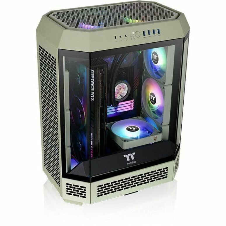 Thermaltake The Tower 600 Matcha Green Mid Tower Chassis CA-1Z1-00MEWN-00