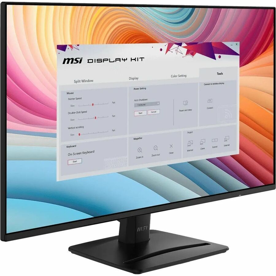 MSI Pro MP271A E2 27" Class Full HD LCD Monitor - 16:9 - Black PROMP271AE2