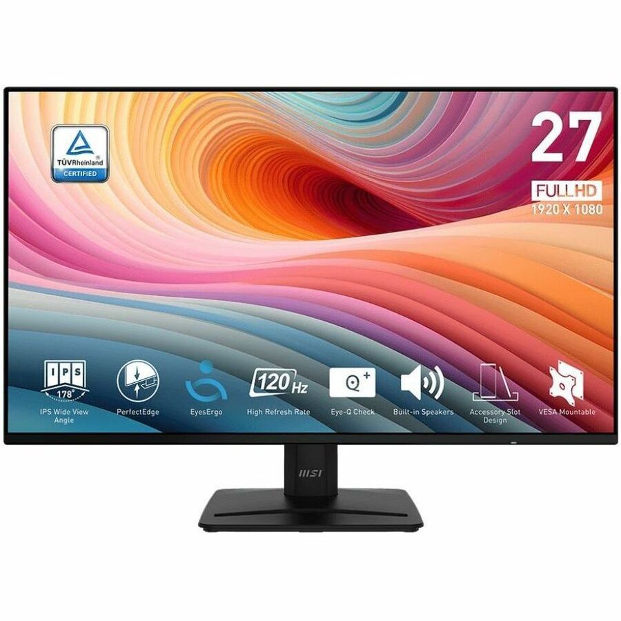 MSI Pro MP271A E2 27" Class Full HD LCD Monitor - 16:9 - Black PROMP271AE2