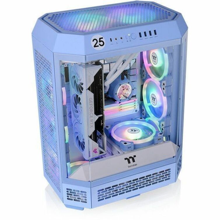 Thermaltake The Tower 600 Hydrangea Blue Mid Tower Chassis CA-1Z1-00MFWN-00