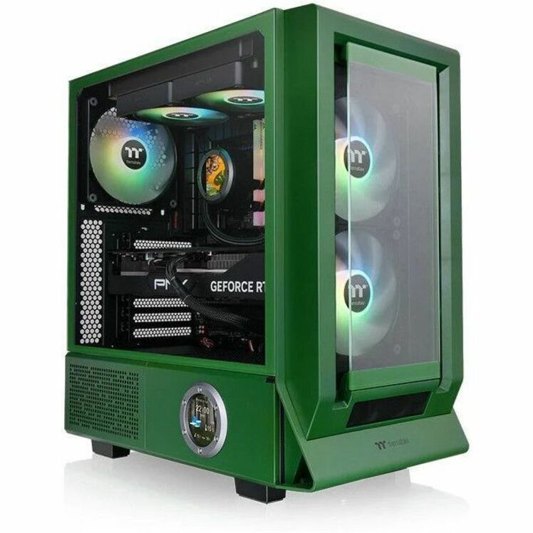 Thermaltake Ceres 350 MX Racing Green Mid Tower Chassis CA-1Z3-00MCWN-00