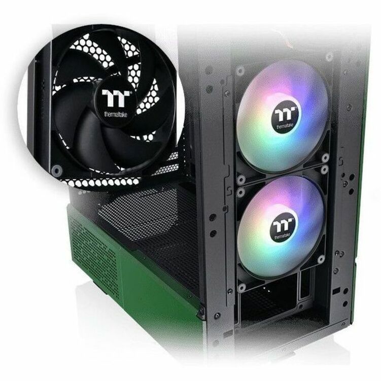 Thermaltake Ceres 350 MX Racing Green Mid Tower Chassis CA-1Z3-00MCWN-00