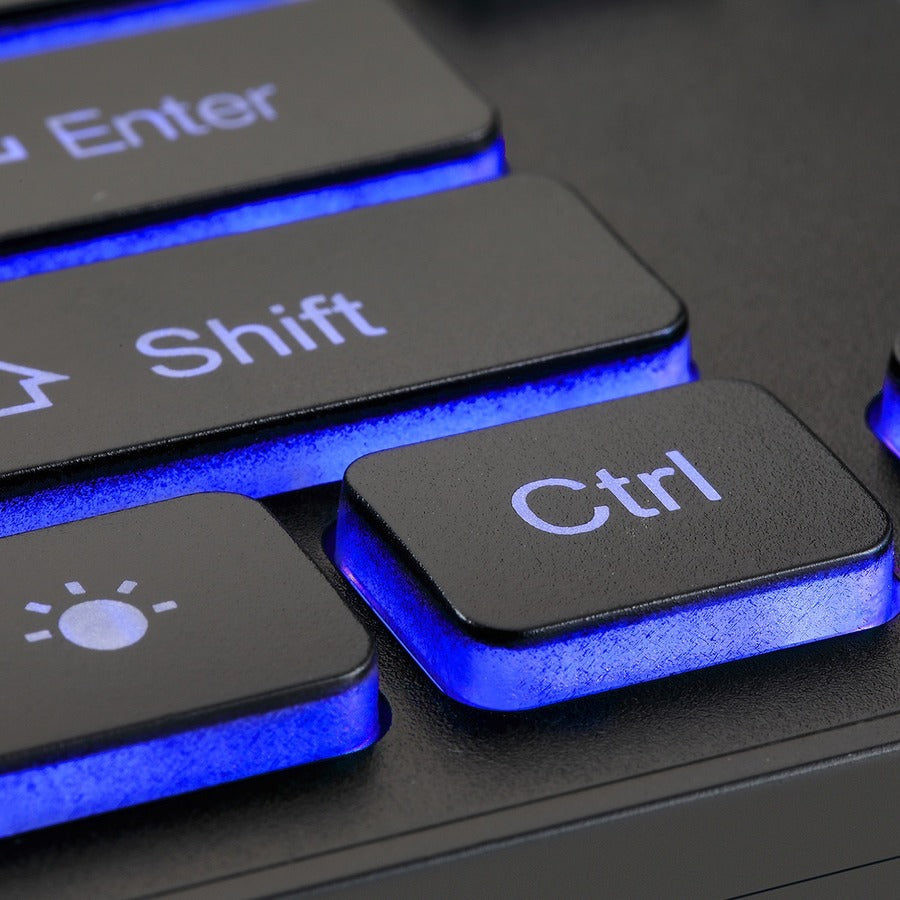 Adesso Large Print Illuminated Desktop Keyboard AKB-139EB