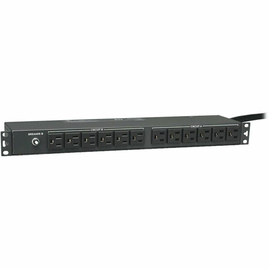 Eaton Tripp Lite Series 2.9kW Single-Phase 120V Basic PDU, 24 NEMA 5-15R Outlets, NEMA L5-30P Input, 15 ft. (4.57 m) Cord, 1U Rack-Mount PDU2430