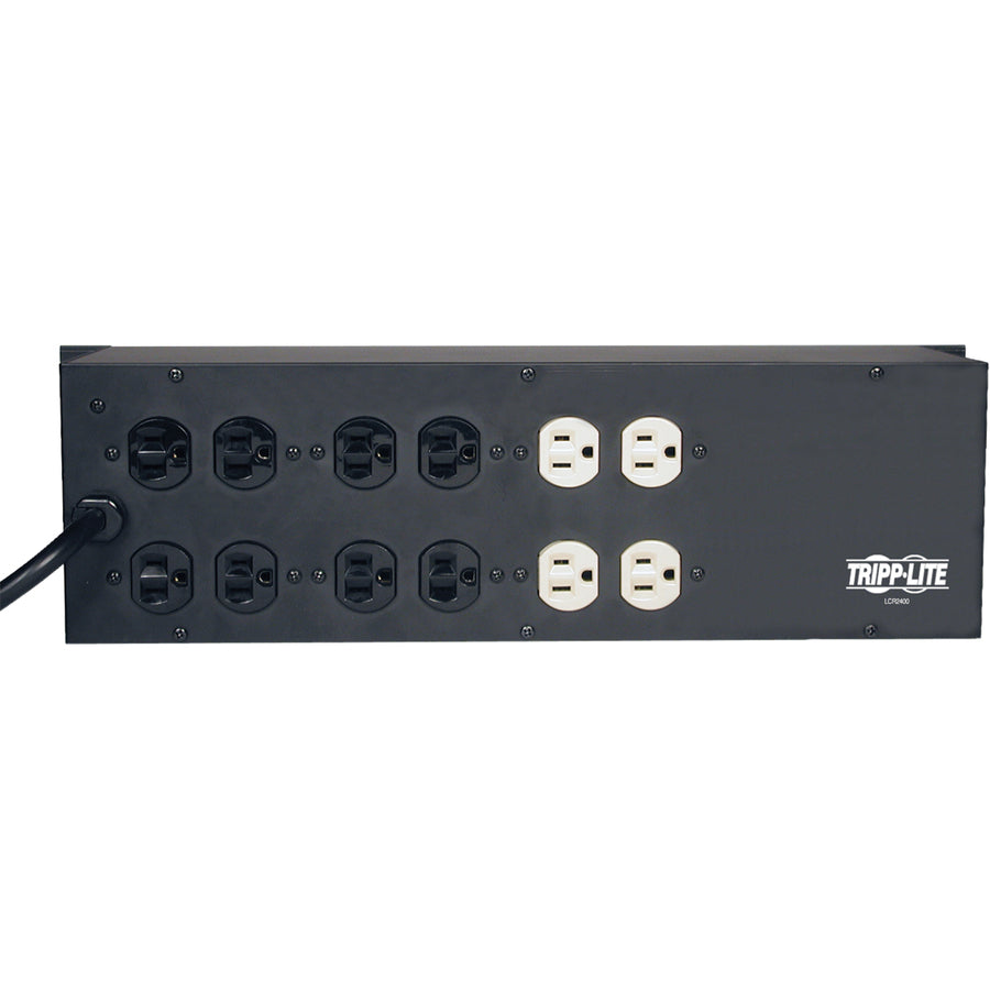 Tripp Lite by Eaton 2400W 120V 3U Rack-Mount Power Conditioner with Automatic Voltage Regulation (AVR), AC Surge Protection, 14 Outlets LCR2400
