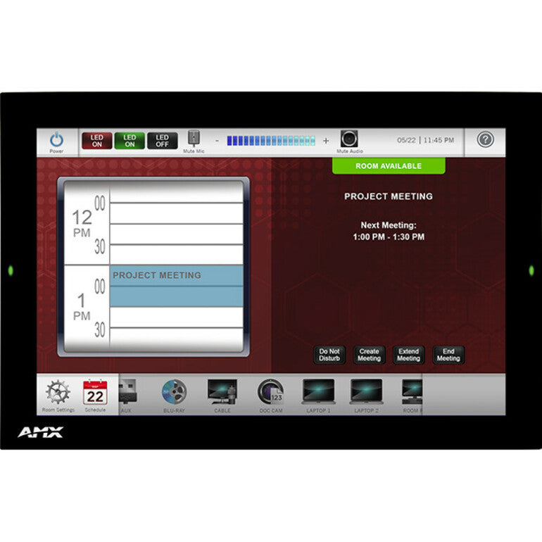 AMX 10.1" Modero G5 Wall Mount Touch Panel FG5969-49BL