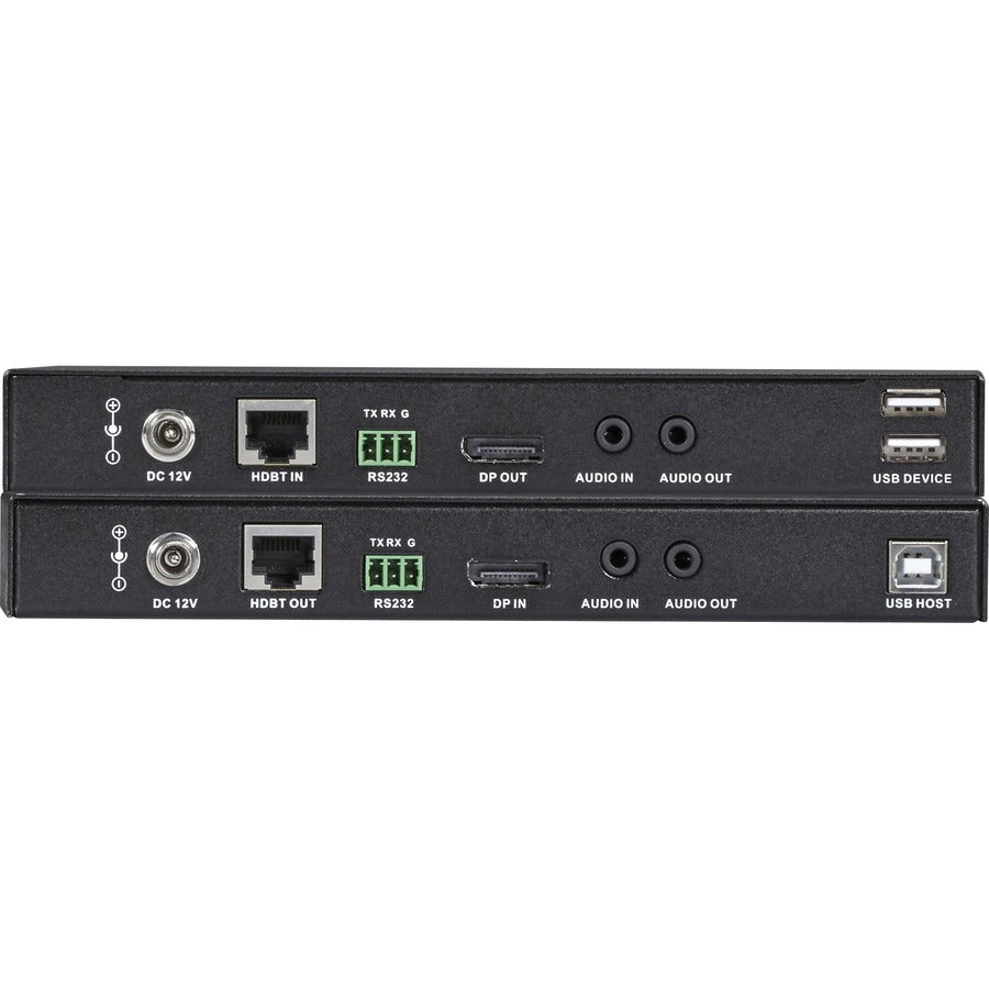 Black Box 4K USB 2.0 RS-232 Audio Video Extender DisplayPort UVX-DP-TP-100M