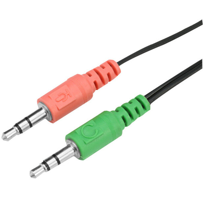 Adesso Xtream H4 - 3.5mm Stereo Headset with Microphone - Noise Cancelling - Wired- 6 ft cable- Lightweight XTREAM H4