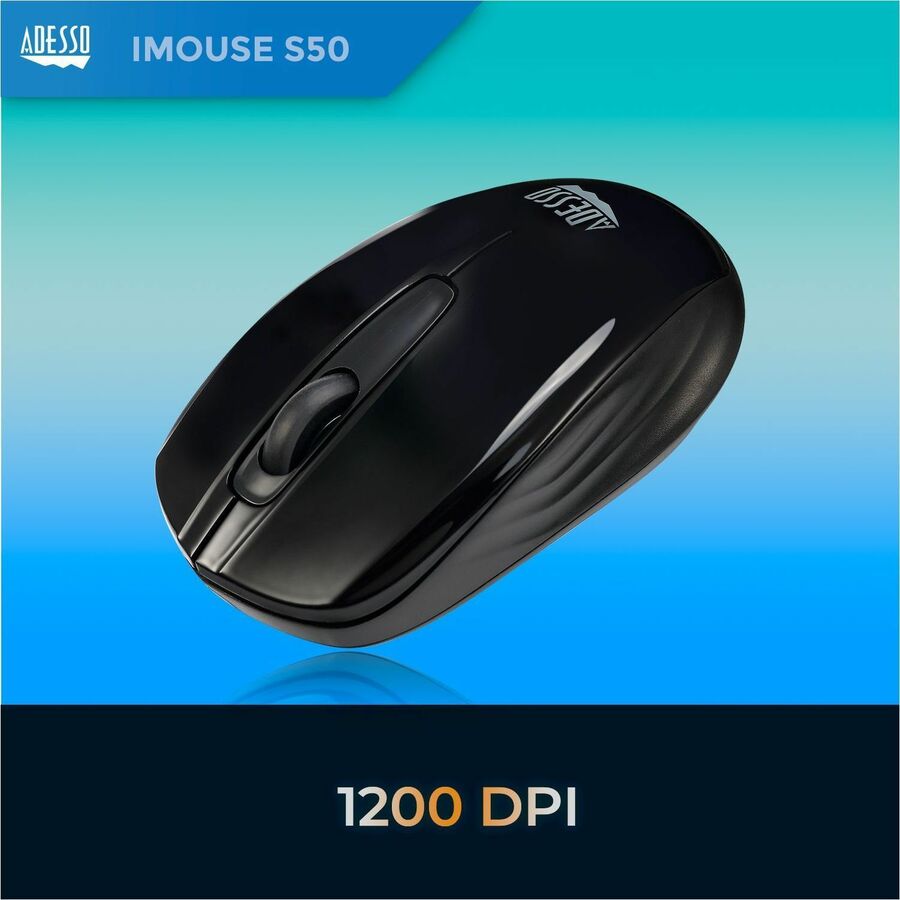 Adesso iMouse S50 - 2.4GHz Wireless Mini Mouse IMOUSES50